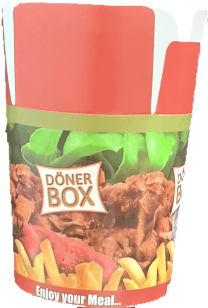 Ambalaje Fast Food Catering - Cutii DONER BOX 26 oz (50 buc/ set)