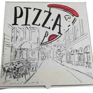 test prod - Cutii pizza Urban albe 32x32 cm (100 buc/set)