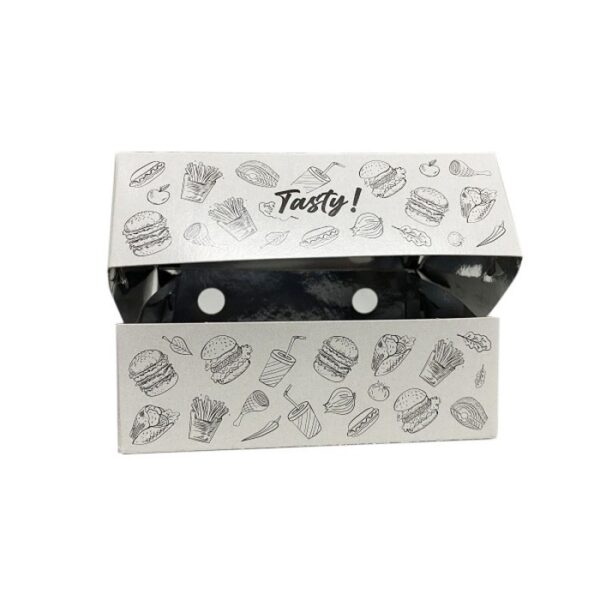 Ambalaje Fast Food Catering - Cutie Cartofi Portie Dubla (18 buc aprox. / kg ) 160x135x60 mm 10 kg / set