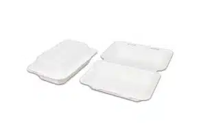 Caserola cu Capac Unica Folosinta, Biodegradabila & Compostabila 23 x 16 cm (50 buc) - imagine 2