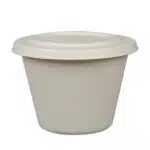 Bol Rotund Unica Folosinta Biodegradabil & Compostabil 16 OZ + Capac trestie 50 buc