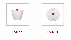 Vesela de Unica Folosinta Biodegradabila - Bol Rotund Unica Folosinta Biodegradabil & Compostabil 16 OZ + Capac trestie 50 buc