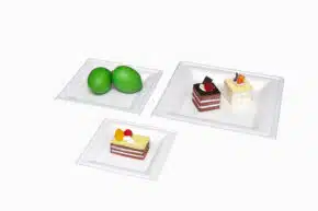 Farfurie Patrata 20x20 Unica Folosinta Biodegradabila & Compostabila (50 buc/set) - imagine 4