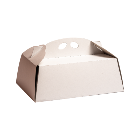 Ambalaje Cofetarie & Pahare Carton - Cutie prajituri alba 15x22 100 buc/ set