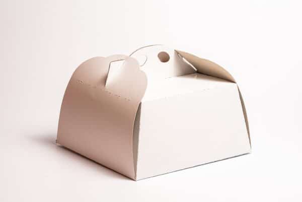 Ambalaje Cofetarie & Pahare Carton - Cutie tort alba 31x38x15.5 25 buc/ set