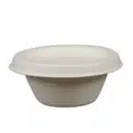 Sosiera Unica Folosinta cu Capac, Biodegradabila & Compostabila (100 buc) - imagine 3