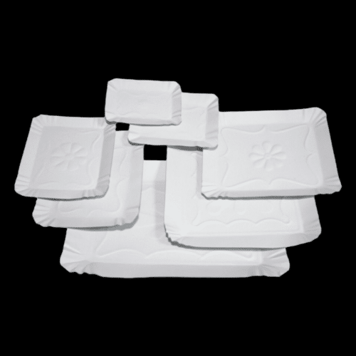 Ambalaje Cofetarie & Pahare Carton - Tavite carton albe T12 25x35 100 buc/set