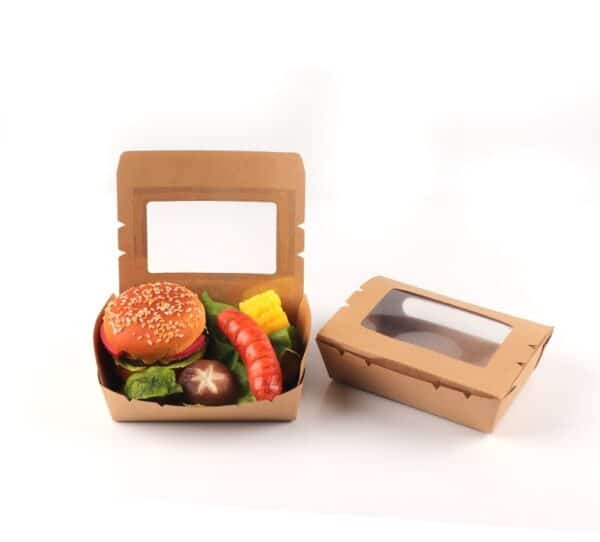 Cutii Paste & Meniu - Cutie Meniu/ Paste cu fereastra  900 ml (50 buc / set)