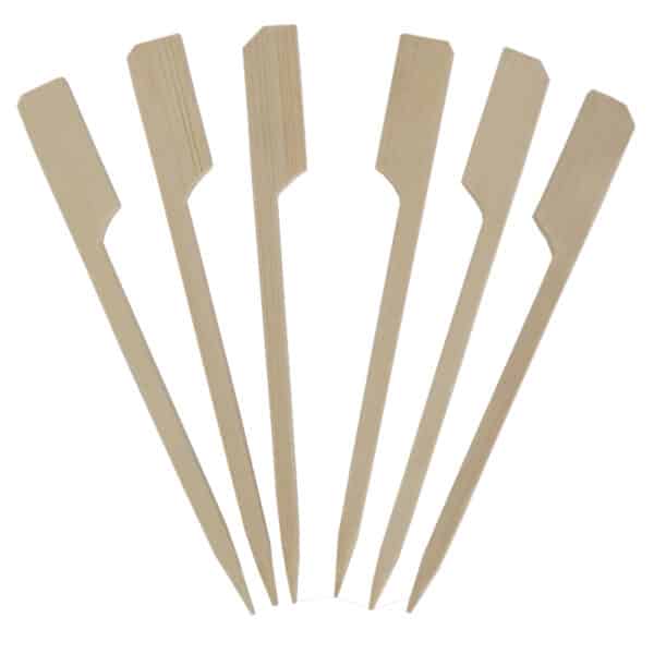 Vesela de Unica Folosinta Biodegradabila - Bete Aperitiv / Burger Bambus 120 mm 100 buc/ set