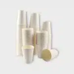 Pahare Carton Alb 7 OZ  / 200 ml 50 buc/ set - imagine 4