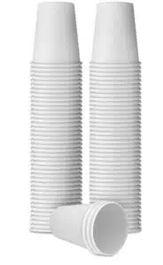 Pahare Carton Alb 7 OZ  / 200 ml 50 buc/ set - imagine 2