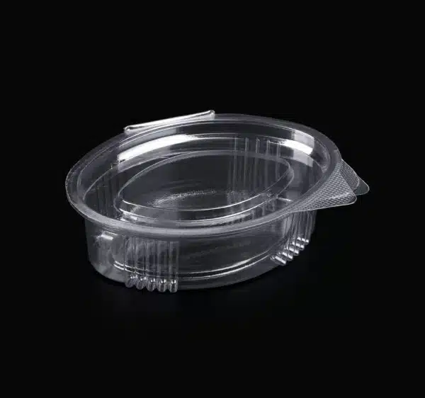 Cutii Pizza & Sosiere - Sosiera PET 70 ml Transparenta cu Capac atasat 100 buc/ set
