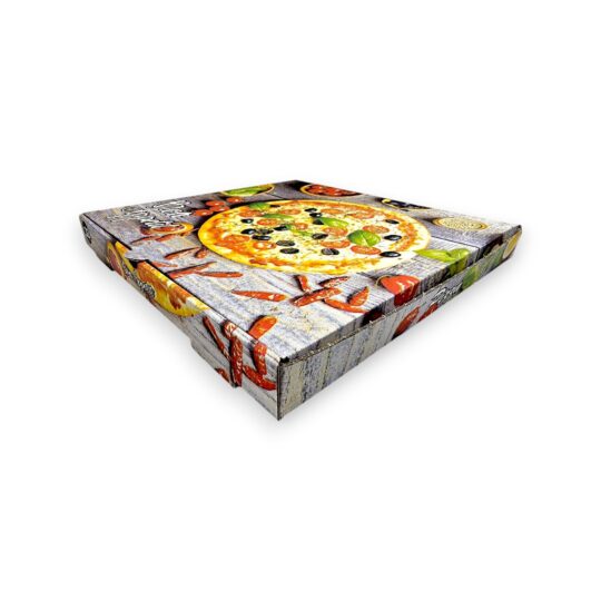 Ambalaje voluminoase [Blocare OP si Netopia] - Cutii Pizza Bon Apetit 33x33X3.5 cm (100 buc/set)