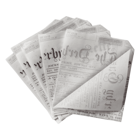 Pungi Biodegradabile & Compostabile - Coltar Hartie Tip Ziar 2000 buc/ bax  15x17