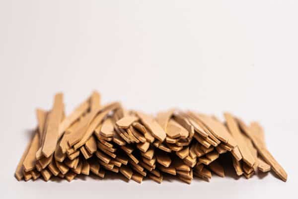 Vesela de Unica Folosinta Biodegradabila - Bete Frigarui Plate din Bambus 240x9x2mm 100 buc/set