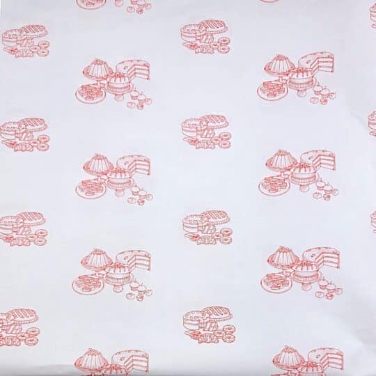 Ambalaje Cofetarie & Pahare Carton - HARTIE KRAFT ALBIT CAKE 75X100 ( DOLCE ROSU) 10 KG/ BAX