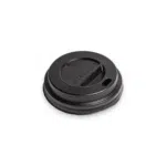 Capac Negru Pahare Carton Natur 12/14/16 OZ -  Ø90 MM 100 buc/ set